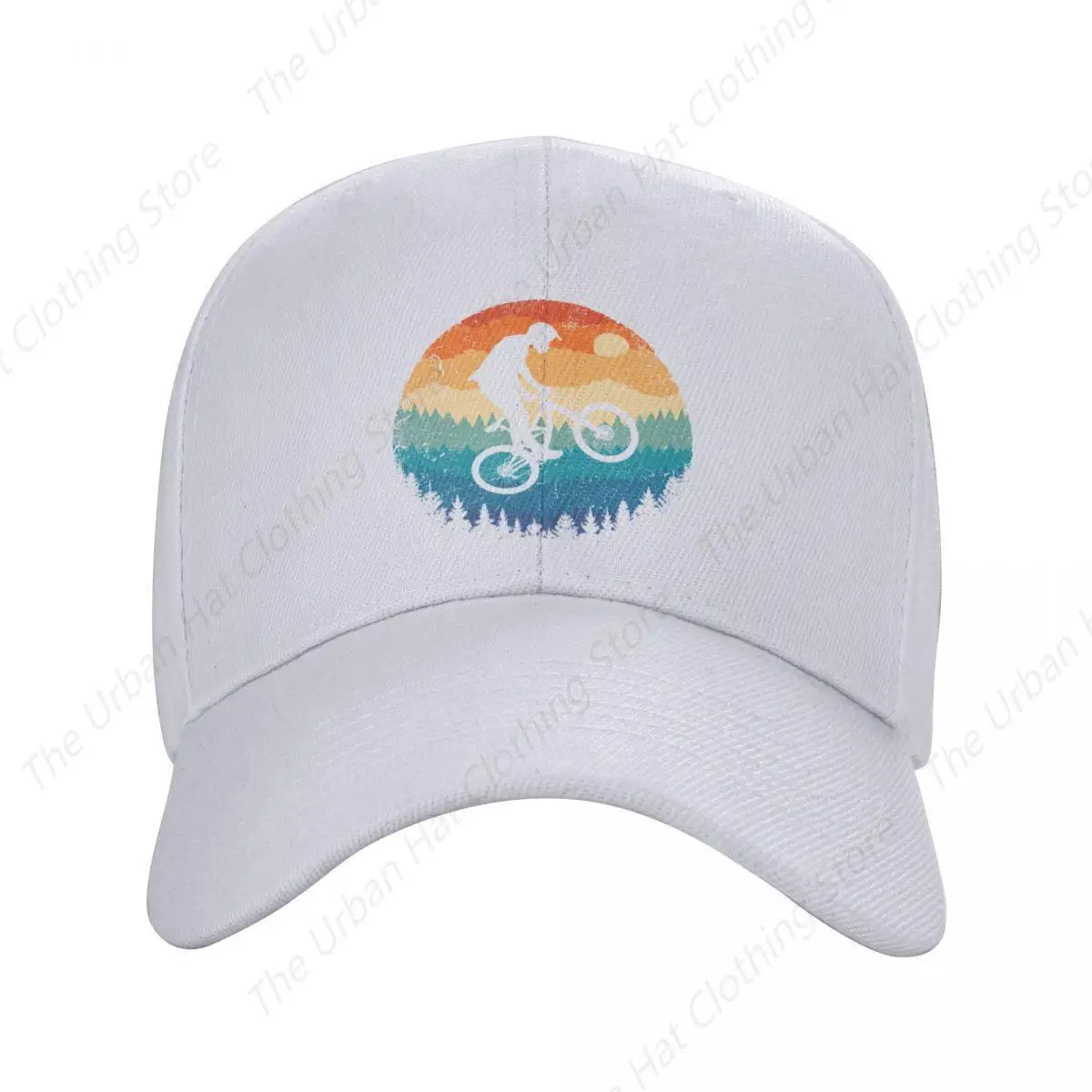 

Fashion Retro Mountain Bike Jump Baseball Cap Men Women Trucker Hat Unisex Headwear for Daily Casual Outdoor Casquette Hats