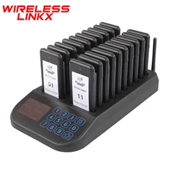 Wirelesslink Restaurant Pager System Touch Panel Wireless Calling System for Coffee Shop Restaurant Guest Queue Pager System