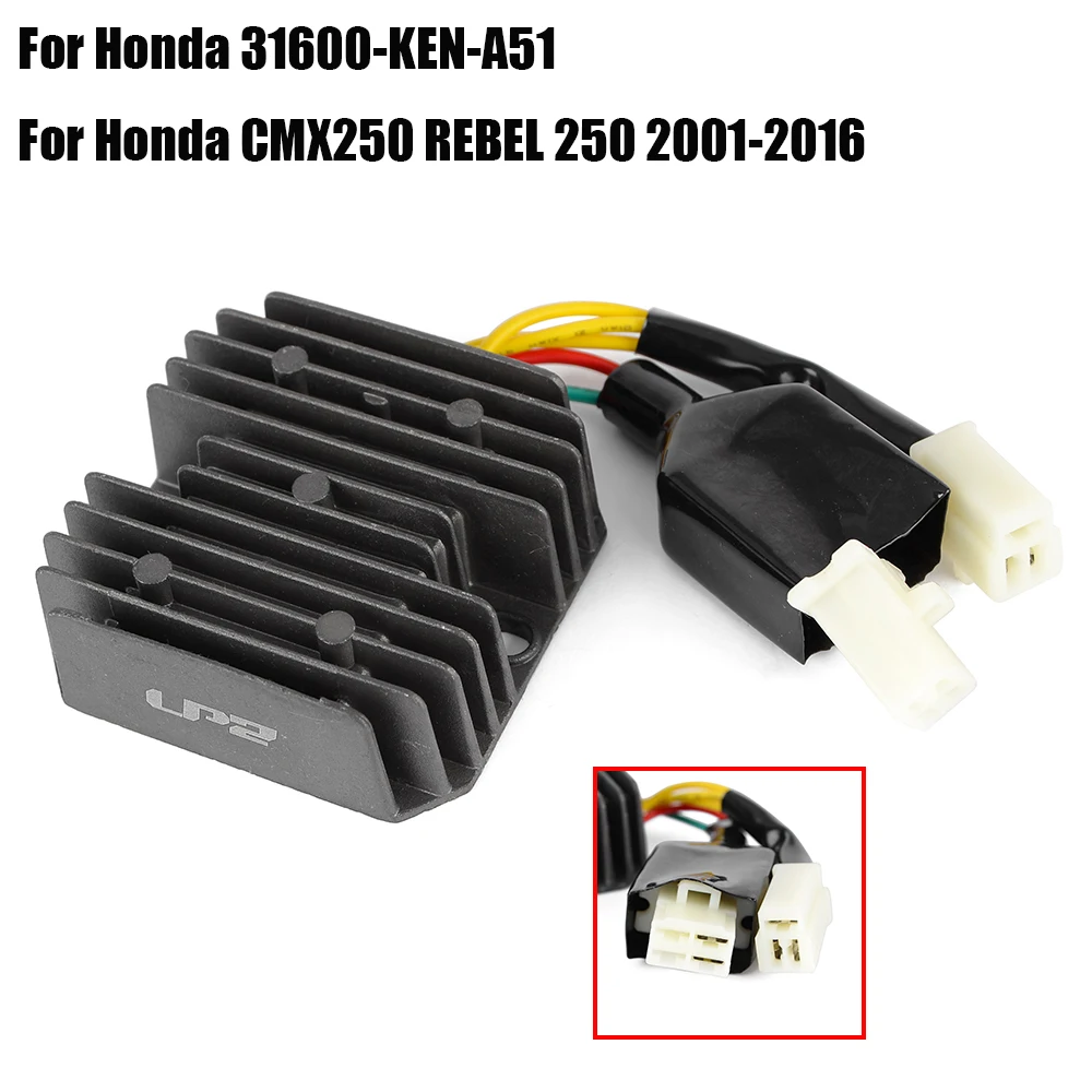Motorcycle Voltage Regulator Rectifier for Honda CMX250 REBEL 250 2001-2016 31600-KEN-A51