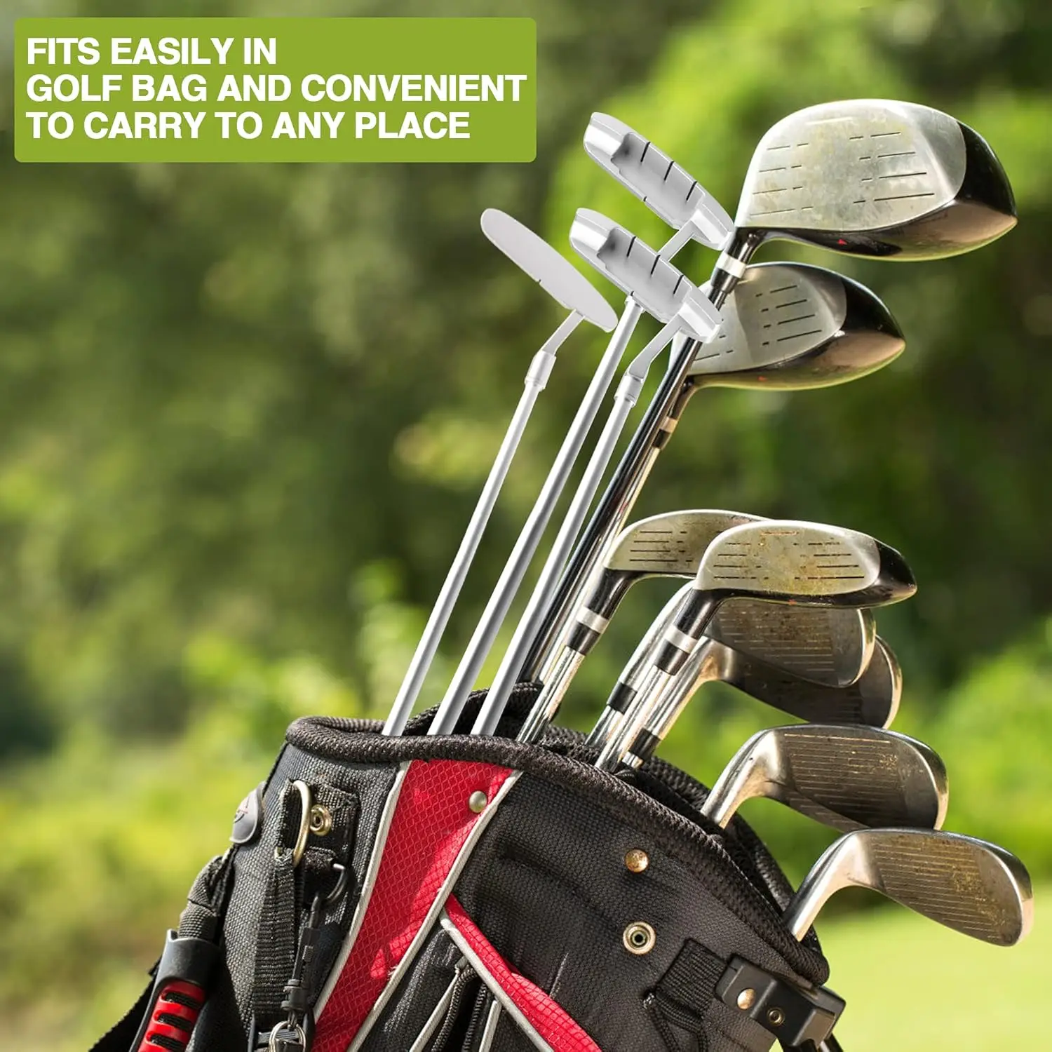 1 مجموعة قسمين مجتمعة اليد اليمنى مضرب الغولف عدة سبائك الألومنيوم انفصال قضبان اكسسوارات مضرب لعشاق