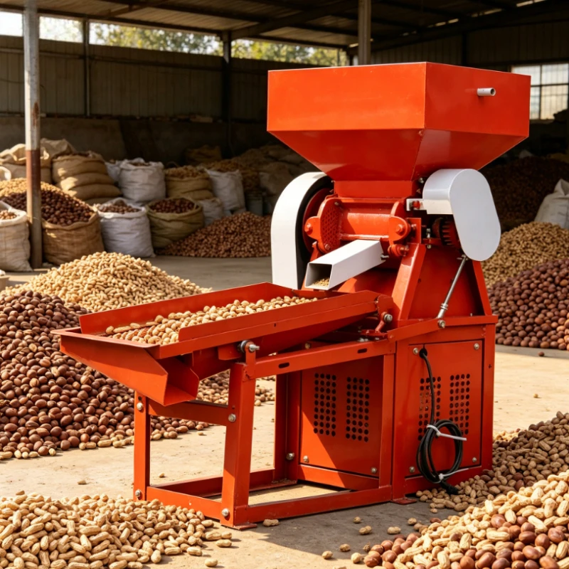 Customized Engine Driven Wet Coffee Cherry Depulper & Huller, Commercial Fresh Coffee Processing Equipment