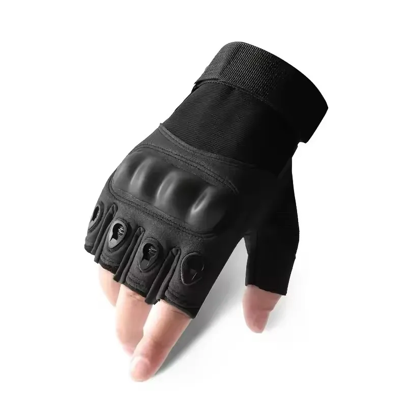 AliExpress NONE 1Pair Men's Tactical Thumb Tactical Fingerless Gloves for Outdoor Sports Shooting Hunting Airsoft & Cycling