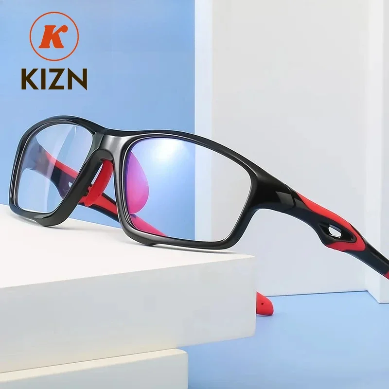 

KIZN 58-17-141 Sports Glasses TR90 Optical Prescription Custom Myopia Hyperopia Large Frame Glasses