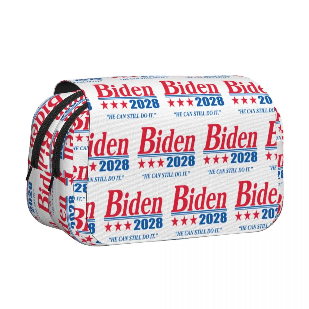 Biden 2028 Pencil Cases Pen Holder Hard Shell Leather Large Capacity Pen Box Pencil Bag for Kids Gifts