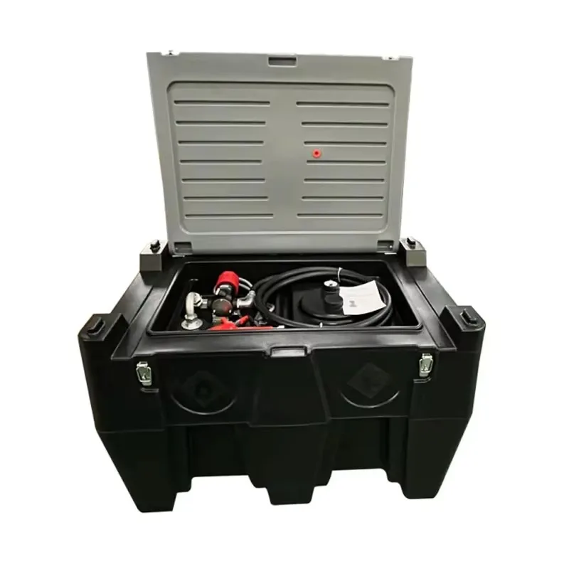 For 220 L/440 L DC12V/24V Electric Plastic Custom Color Portable Diesel Gasoline Tank with Pump for Mobile Fueling