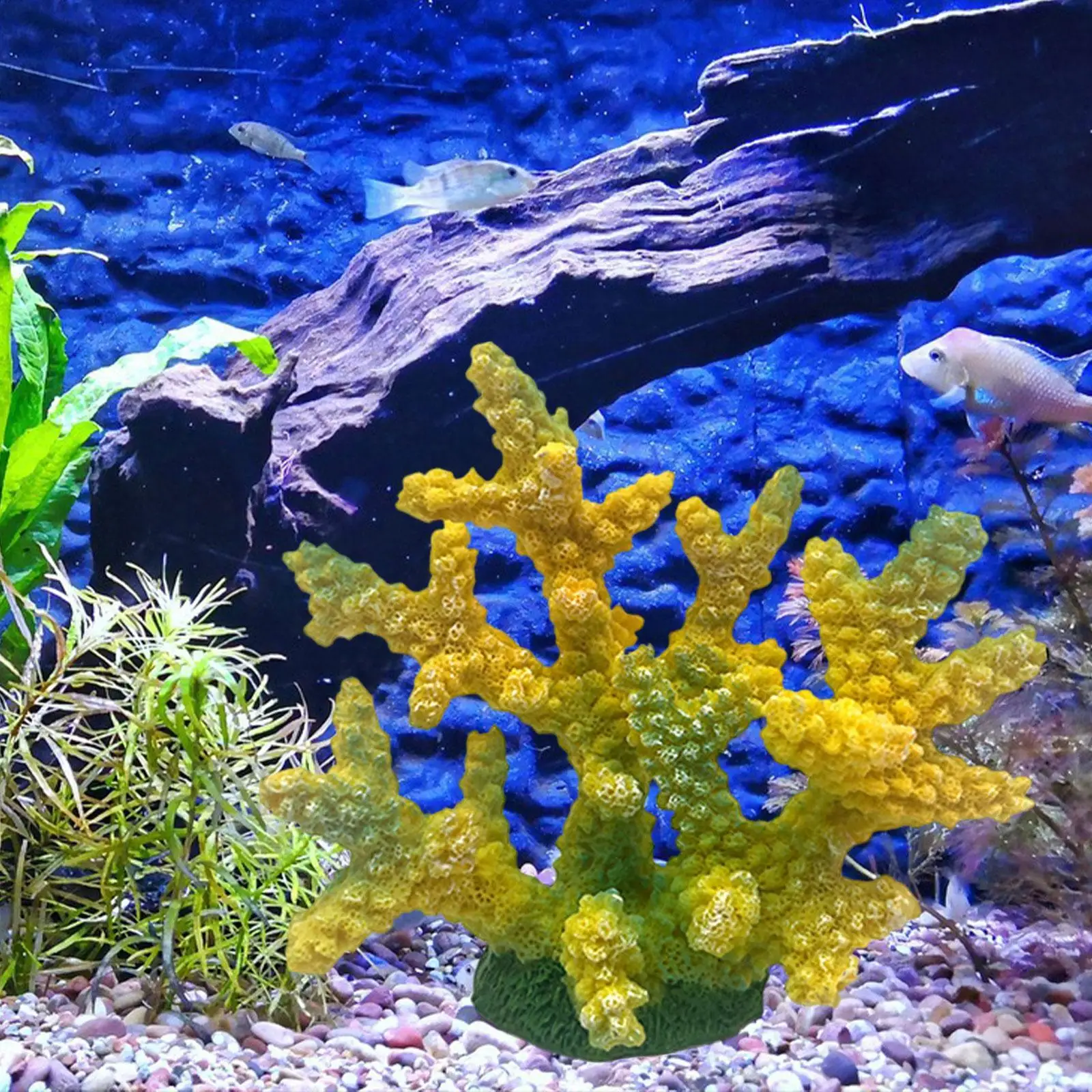 Artificial Coral Figurine Sculpture Fish Tank Landscape Resin Crafts Hideaway Versatile Aquarium Decoration for Desktop Table