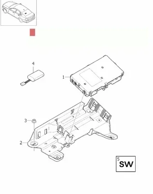 VCM Gateway Module Battery 31450445 GB