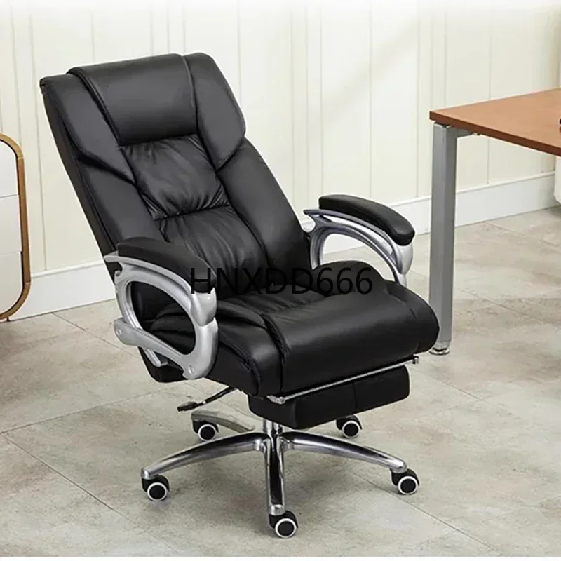 Computer Armchair White Chair Backrest Gaming Comfortable Office Lazy Furniture Home Dining Design Leather Rocking Desk Chairs