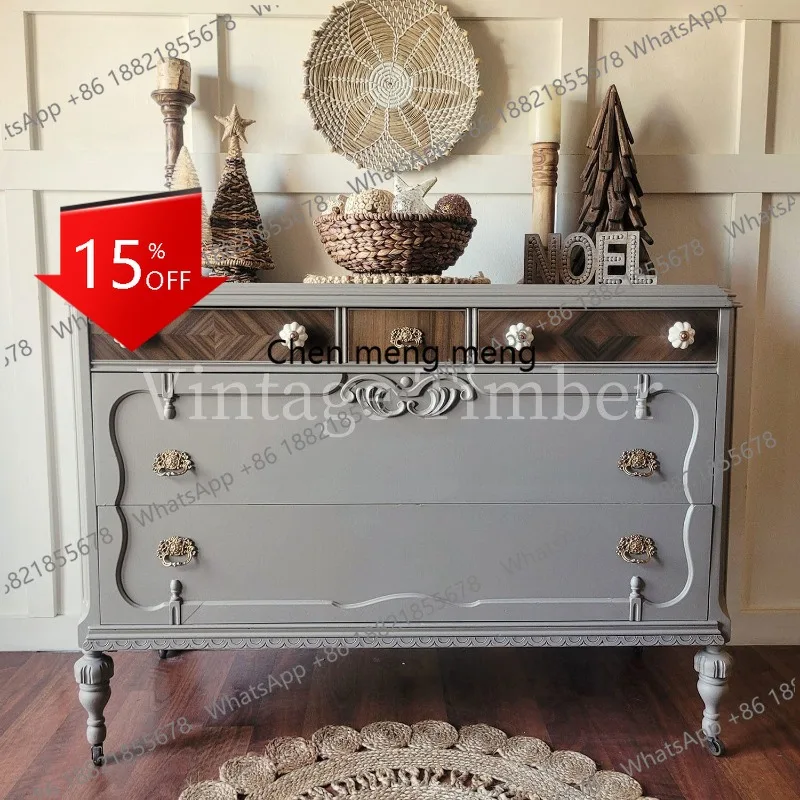 

Комод M85 во французском стиле, новый, из массива дерева, для гостиной, рядом с телевизором