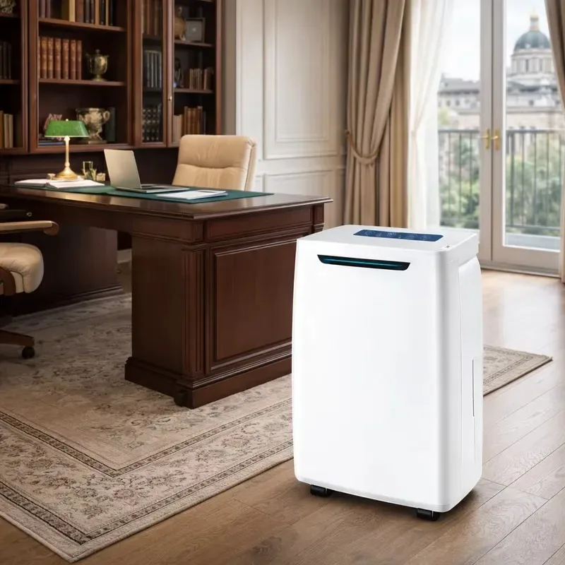 25L Day Electric Portable Compressor Dehumidifier with LED Touch Screen Silent 45dB