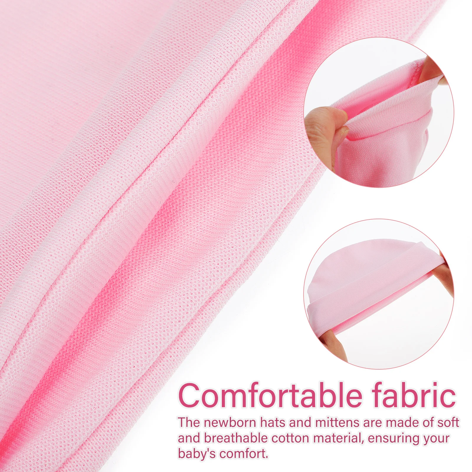 

2Sets Baby Hat Mittens Booties Newborn Essential Soft Cotton Warm Infant Winter Accessories Newborn Hat Baby Hats