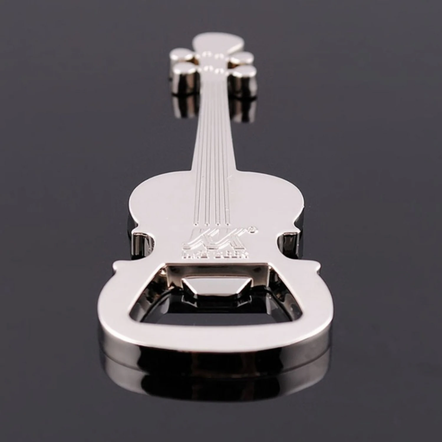 "Ergonomic" Guitar-Shaped Zinc Alloy Bottle Opener - Easy Open For Beer, Wine & Juice - Perfect Kitchen Gadget