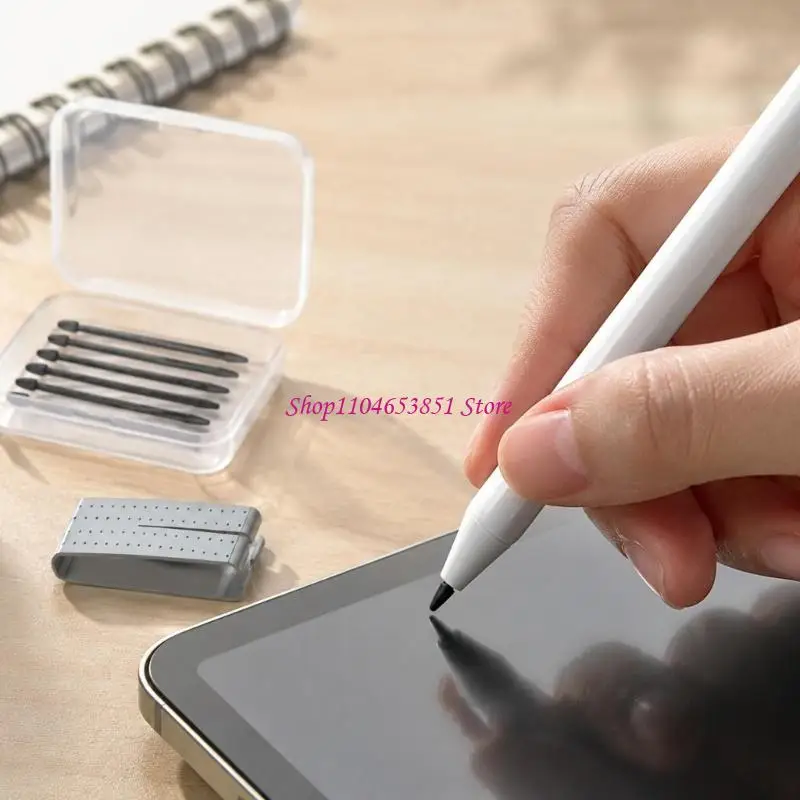 Air 2 Digital Pen Replacement Refills, 10 Rounded Writing Inserts with a Removal Tool for Worn Refill Changes and Document