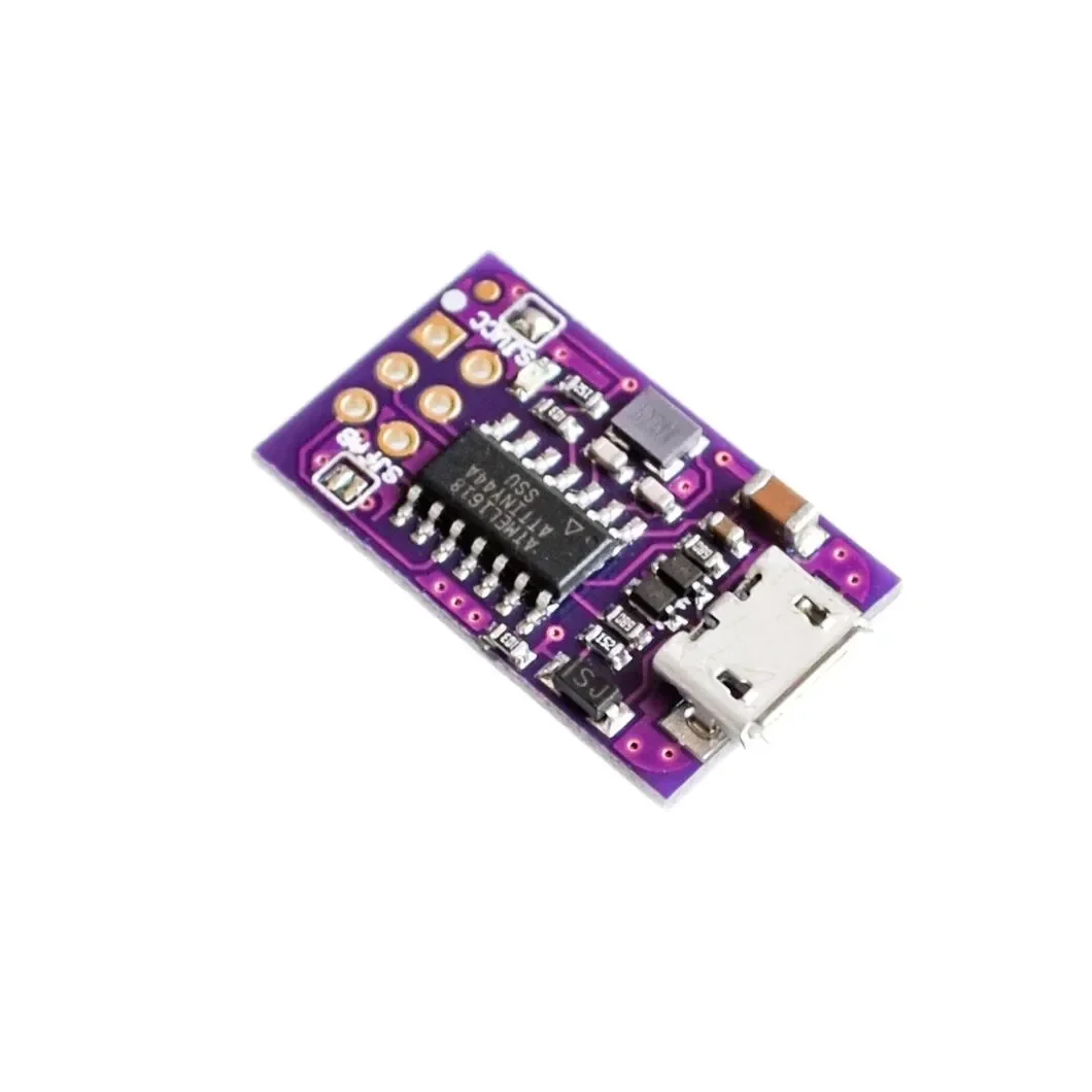 Baru 5V mikro USB kecil AVR ISP ATtiny44 Module modul Programmer untuk Arduino Bootloader ISP mikrokontroler ATTiny45 ATTiny85