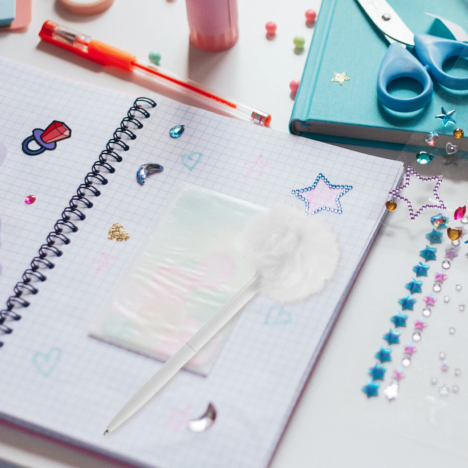 

5 шт. шариковые ручки для снятия стресса, новинка, милые шариковые ручки для офиса, школы, новинка, шариковая ручка