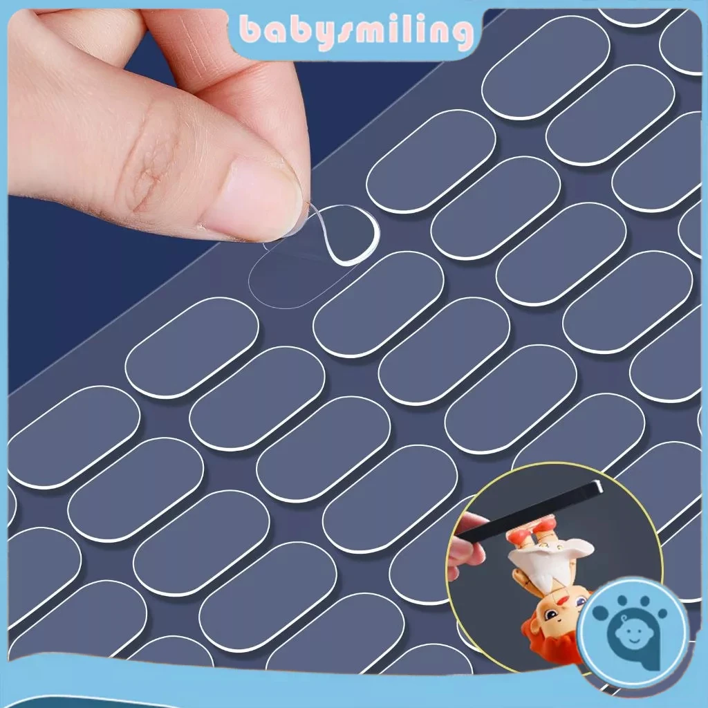 300PCS Clear Museum Gel Poster Removable Glue Double-Sided Adhesive Dots for Crafts Balloons Festival Party Decorations