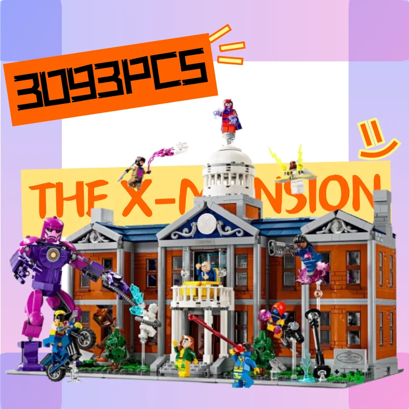 3093 stücke X MANSION Modulare Modell Baustein Montage Ziegel Fit 76294 Klassische Spielzeug