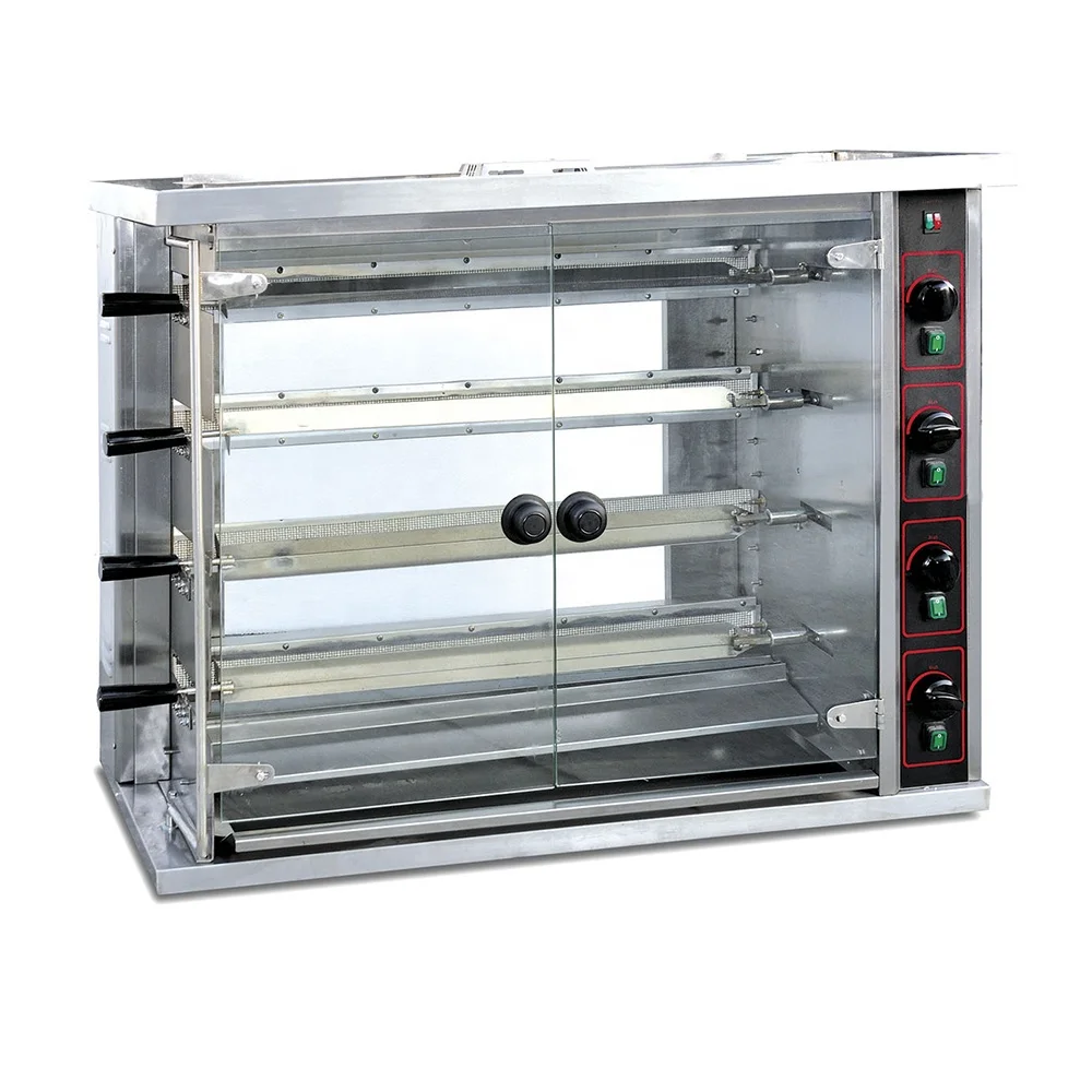 Shanghai New Design Spit Roaster Chicken Lamb BBQ Rotisserie Rack Hot Sale Grill Machine For Party Camp