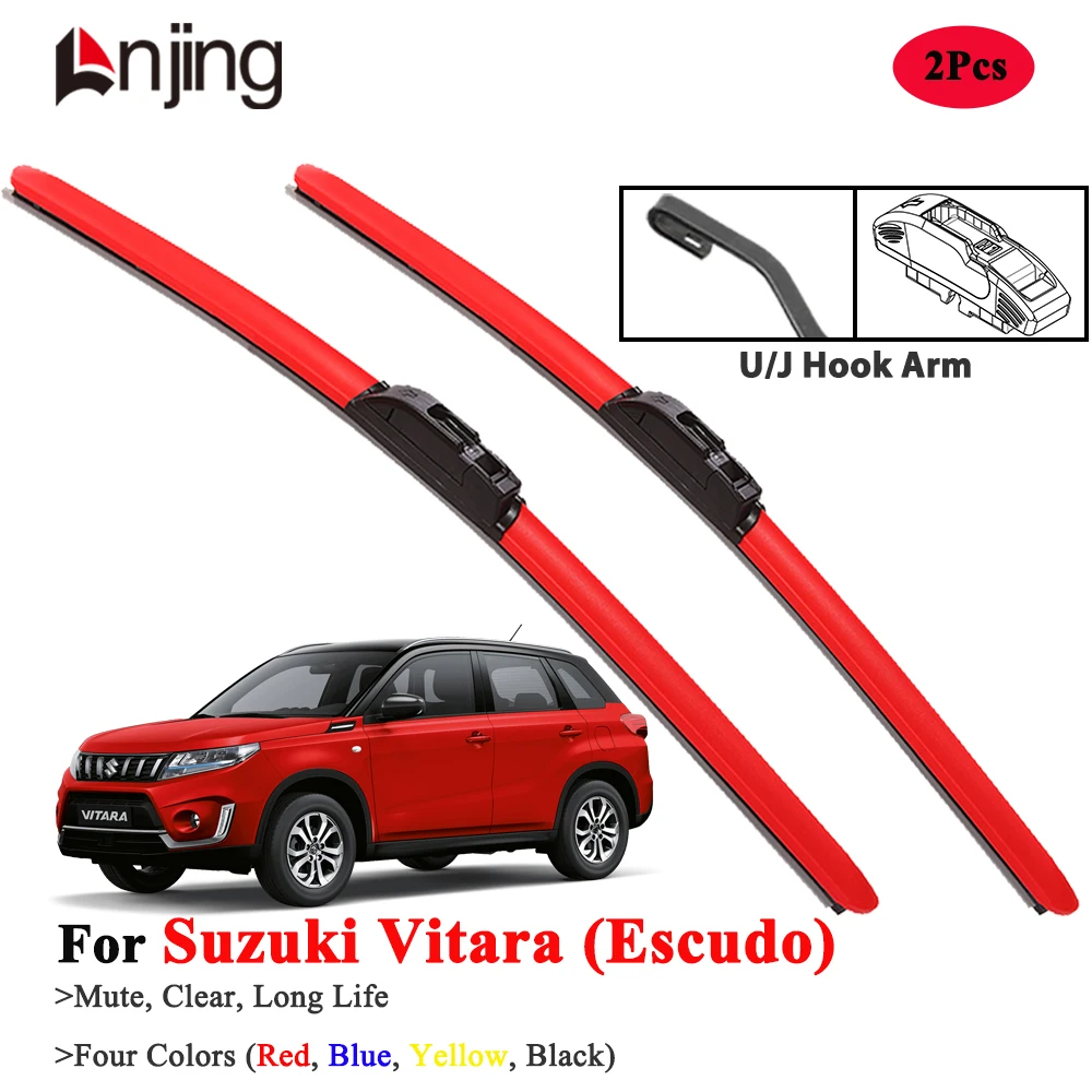 

LNJING Colorful Wiper Blades For Suzuki Vitara Escudo 1988-Now