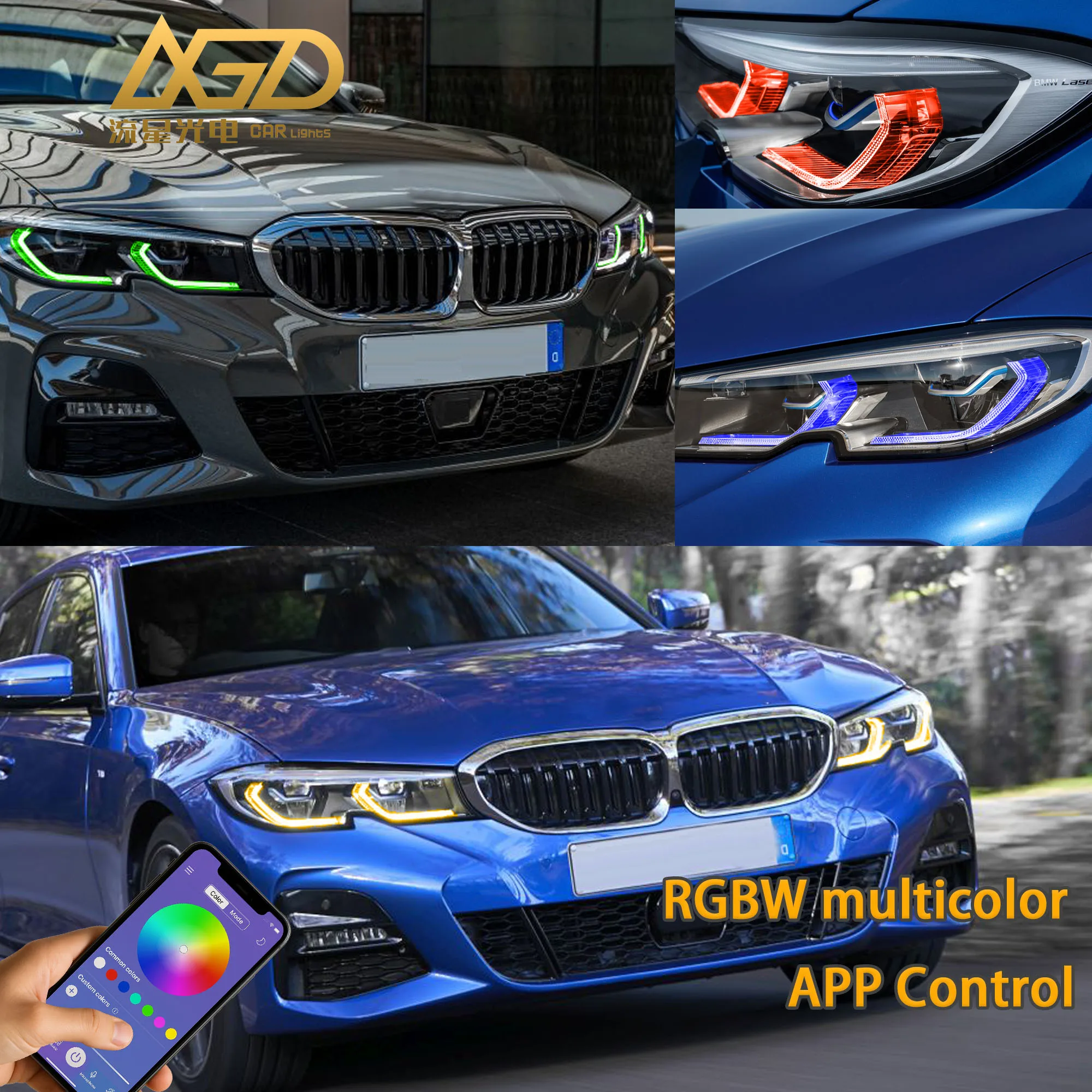 RGBW DRL LED Board For 2019-2022 BMW 3 Series G20 G21 G28 320i 330i M340i Fits Laser Headlight 63118496134 EU Version