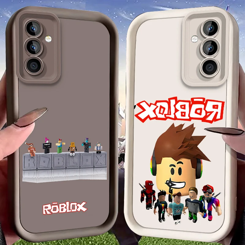 Building Blocks R-Robloxes Case for Samsung Galaxy S26 S25 Edge S24 Plus S23 S22 Ultra S21 S20 FE A57 A56 A55 A54 5G A53 Cover