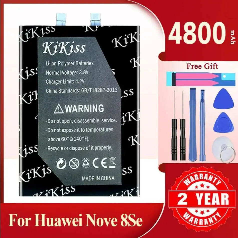 

Аккумулятор Kikiss HB426589EEW 4800 мАч для Huawei Nova 8SE