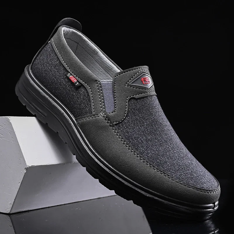 Lightweight Men Casual Shoes Wear-resistance Non-slip Canvas Shoes Mens Loafers Breathable Comfort Driving Shoes Zapato Hombre