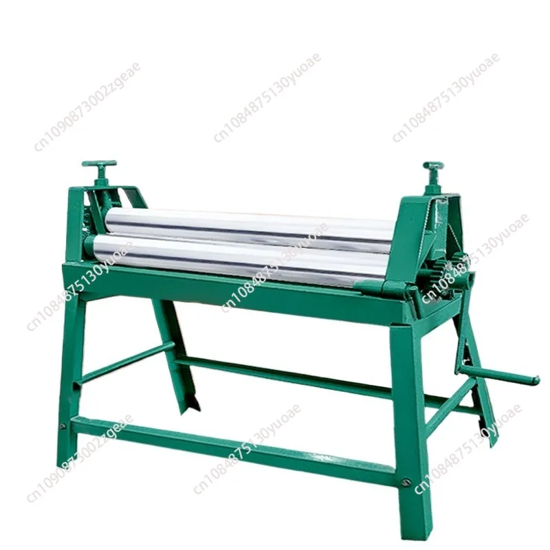 Manual Bending Machine Steel Plate Rolling Machine Round Tube Roller Making Tool Slip Roll Machine Desktop Metal Plate Bender