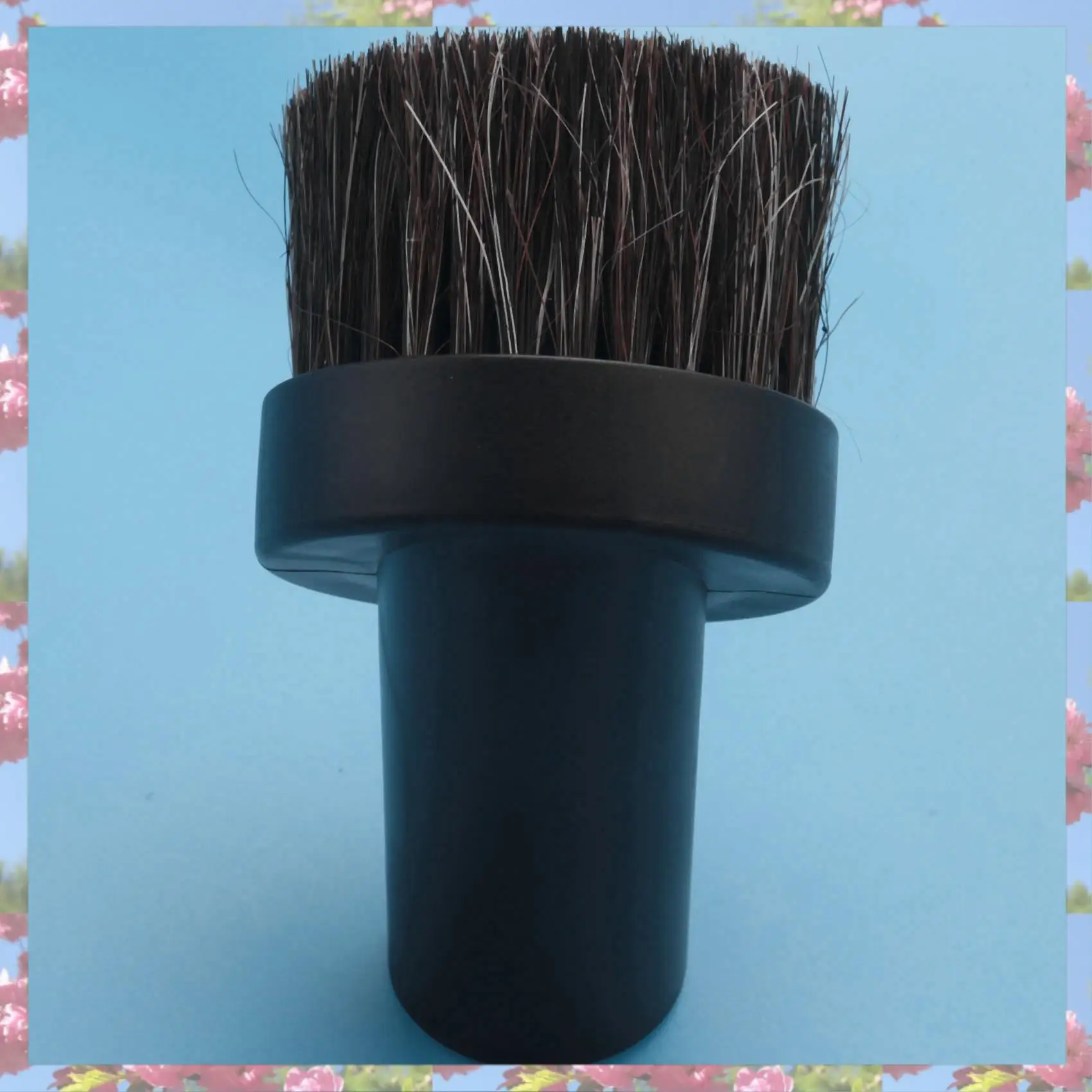 

T83C-3X 32Mm Dusting Brush Dust Tool Attachment For Vacuum Cleaner Round Horse Hair