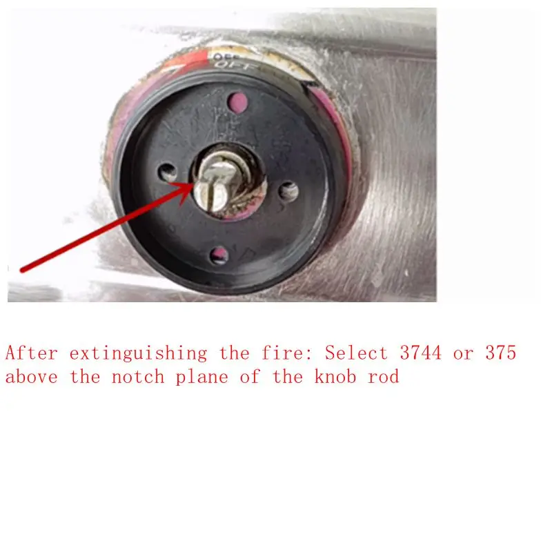 2PCS Plastic Red Round Gas Valve knob for griddle Ignition Rotary switches Cooking Stove Handle Repair Accessories