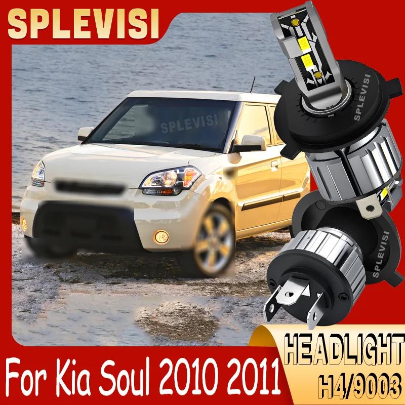 

Plug-and-Play All-Weather Energy-Saving Easy Installation Instant-On Illumination 9003/h4 LED Headlight For Kia Soul 2010 2011