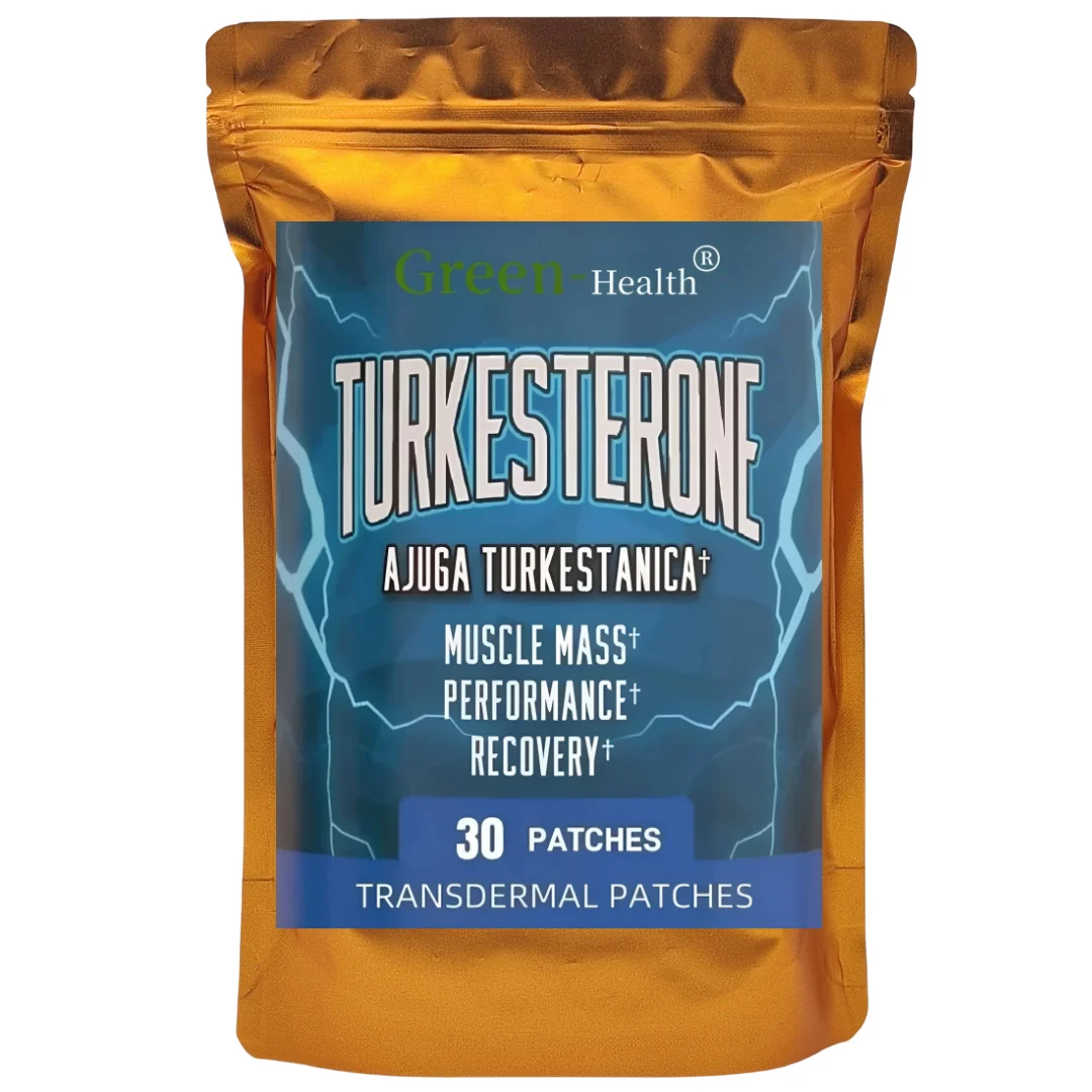 30 Patches Of Turkesterone Transdermal Patches Ajuga Turkestanica For Boosting Lean Muscle Mass And Enhancing Exercise Performan