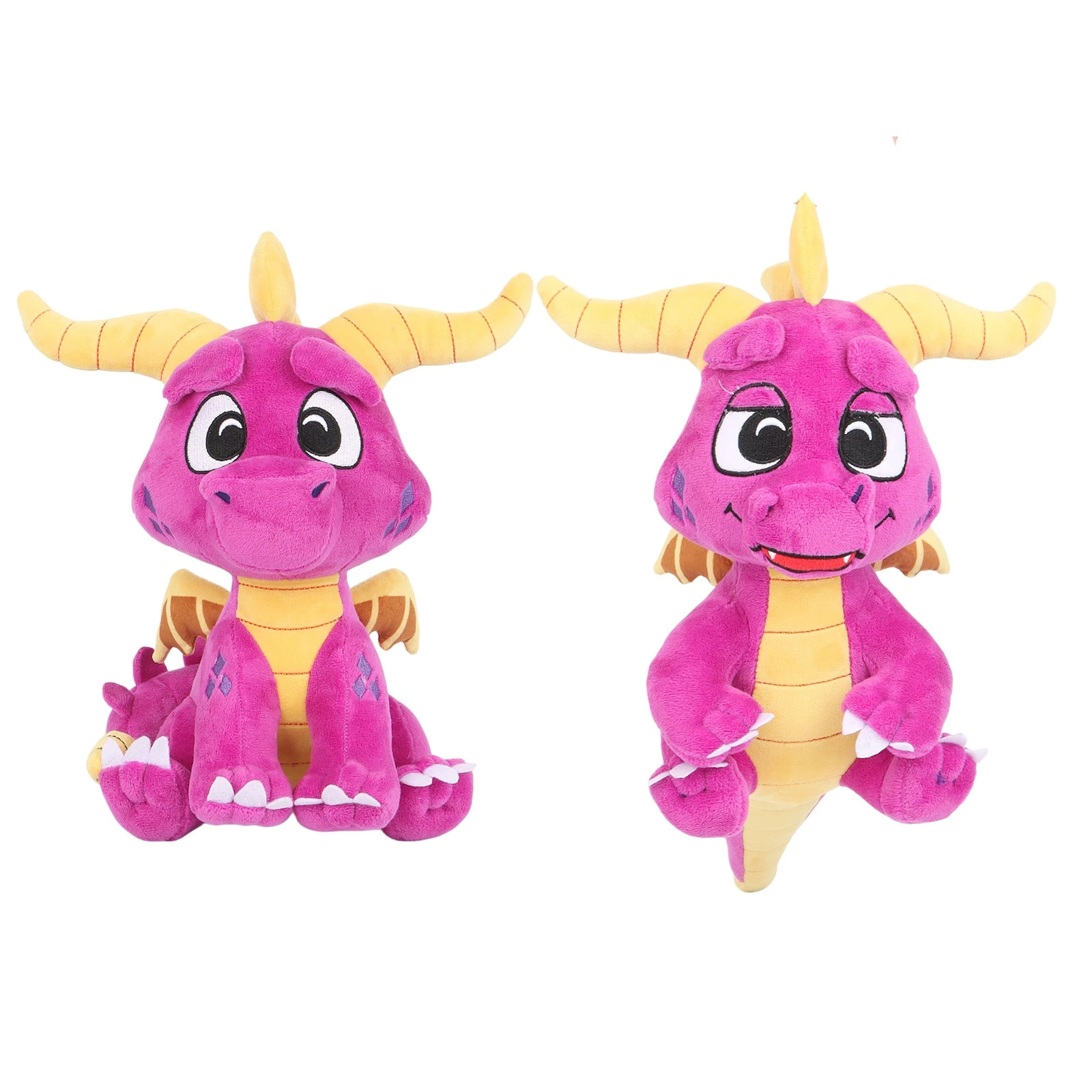 Juguete de peluche Spyro The Dragon de 28CM, juguete de periféricos de juego, muñecos de peluche, regalo de cumpleaños y Navidad para niños