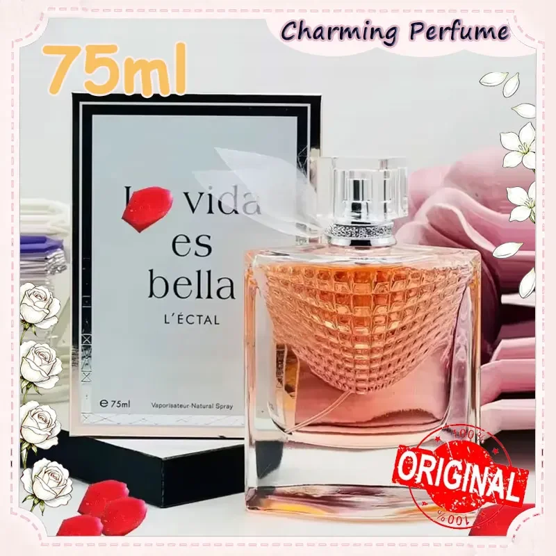 

75ml Original Women Perfume True Love Rose Fragrance Long Lasting Perfume Fresh Natural Romantic Temperament Perfume