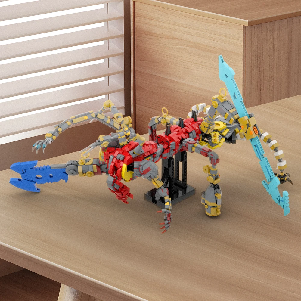 

Calamity Ganon MOC Building Blocks, Hyrule Inspired Demon King Entity, Fantasy Adventure Final Boss DIY Model for Collectors