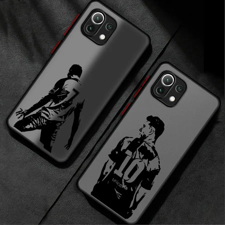 Spuerstar CCR7-M-messi Case for Xiaomi Mi 10T 11t pro 11 Lite 12T Pro 12 14 Pro 9T 13Pro 5G 12X 13 Lite Soft Phone Cover Shell