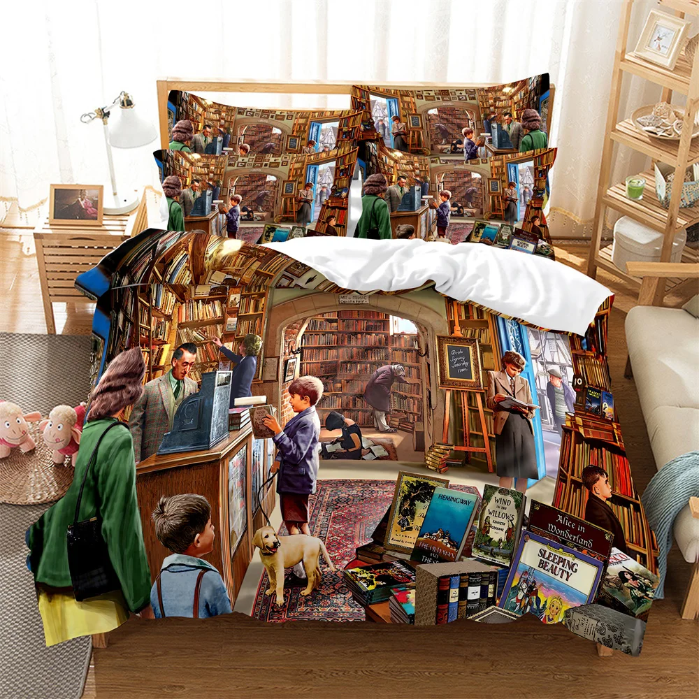 Cartoon Bedding Set Duvet Cover Set 3d Bedding Digital Printing Bed Linen Queen Size Bedding Set Fashion Design.
