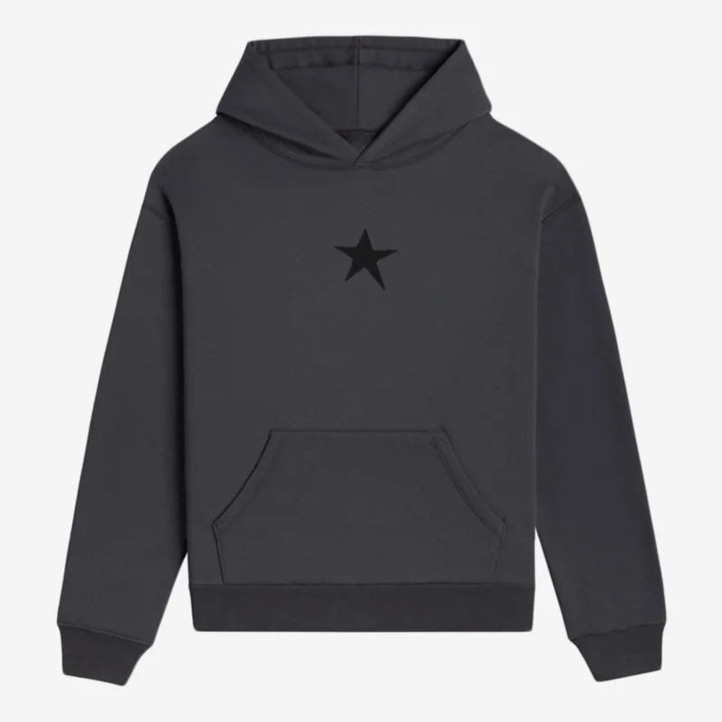 

Retro Gothic Oversized Hoodie Women Y2K Star Graphic Pullover Sweatshirt with Pocket Aesthetic Preppy Crewneck Jacket Streetwear