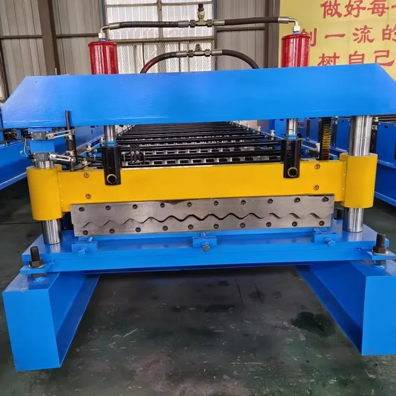 YG Customized Color Steel Roofing Sheet Making Machine Roof Wall Panel Plate Tile Machinery Corrugated Tile Cold Roll Forming M