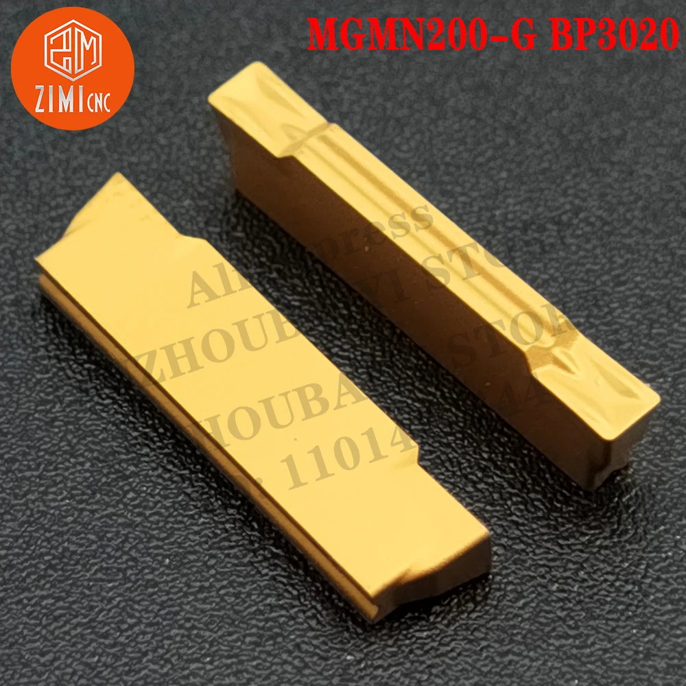 MGMN200-G BP3020 carbide Grooving Inserts metal CNC slotted inserts Quick Chip External Holder Cutting Tools Turning Tools MGMN