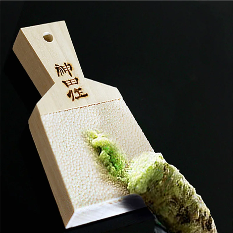 Plato de molienda de Wasabi, molinillo japonés, placa de mostaza de piel de tiburón, gadgets de herramientas de barro de jengibre y limón, tienda de sushi