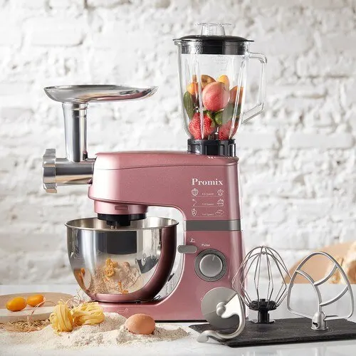 Mixer 1200W Pink countertop mixer stainless steel kitchen food mixer cream egg whisk cake dough kneading bread machine