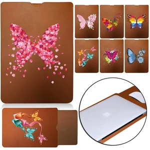 Waterproof Laptop Bag 11 12 13 14 15 Inch Briefcase Notebook Sleeve Pouch Butterfly Pattern Macbook Air 13” Case PC Accessories