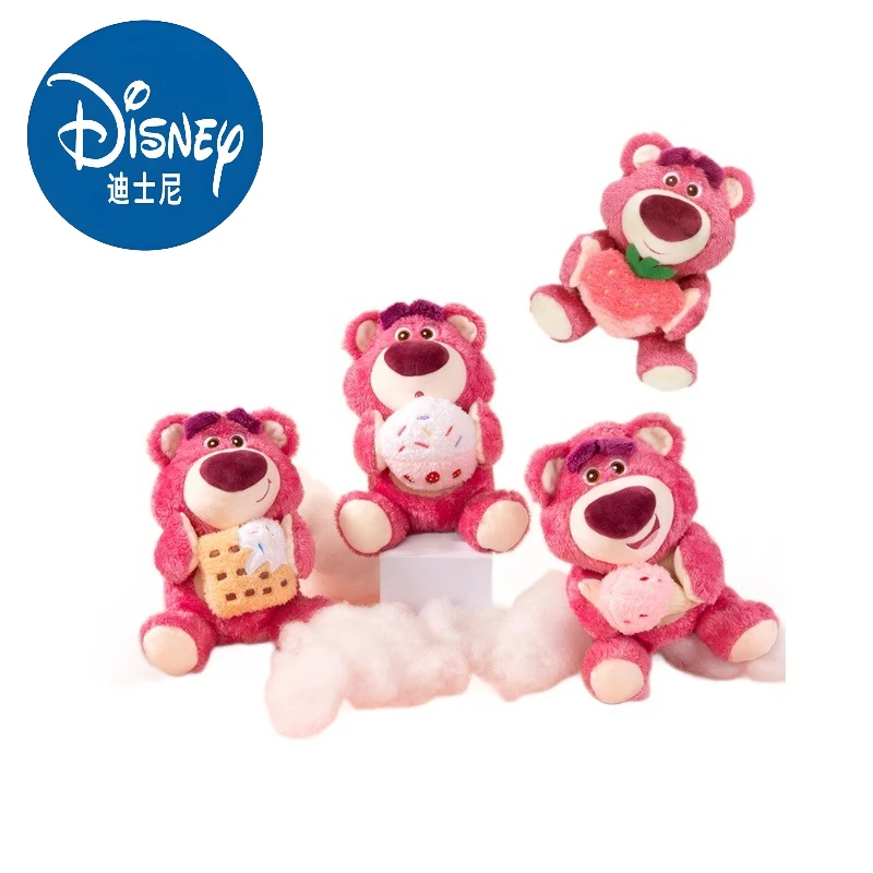 

Натуральная плюшевая кукла Disney с клубничным мишкой, украшения для дома, лучший подарок на день рождения, Рождественский подарок