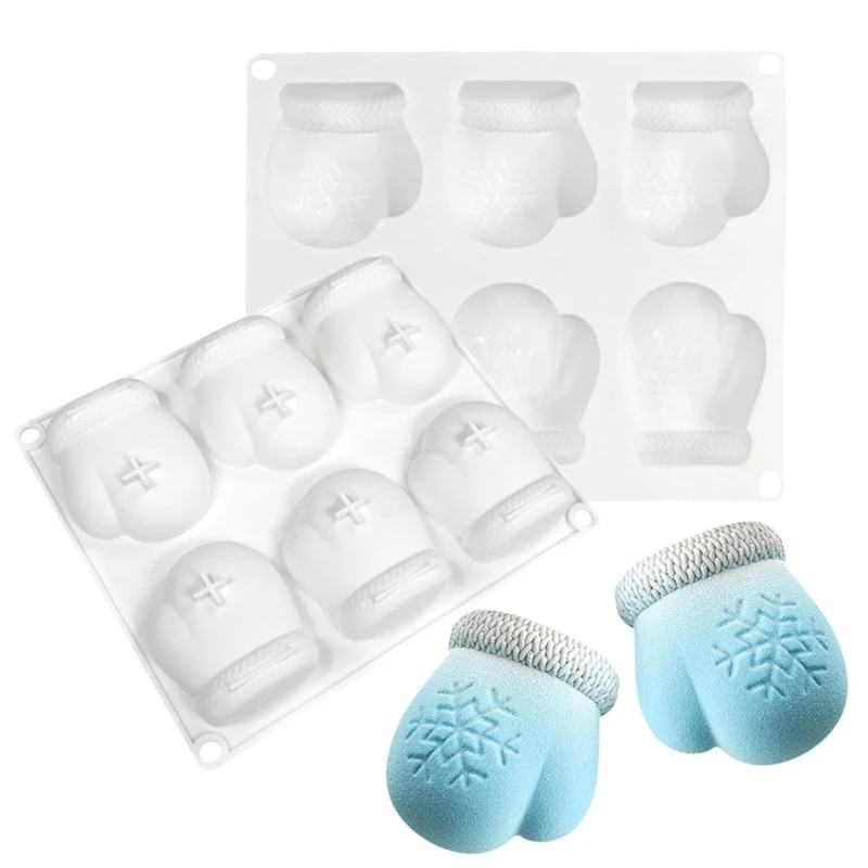 Lễ Hội Khuôn Nướng Bánh Silicon Khuôn Silicon Bông Tuyết Chủ Đề Giáng Sinh Để Làm Bánh Sáng Tạo Và Làm Sô Cô