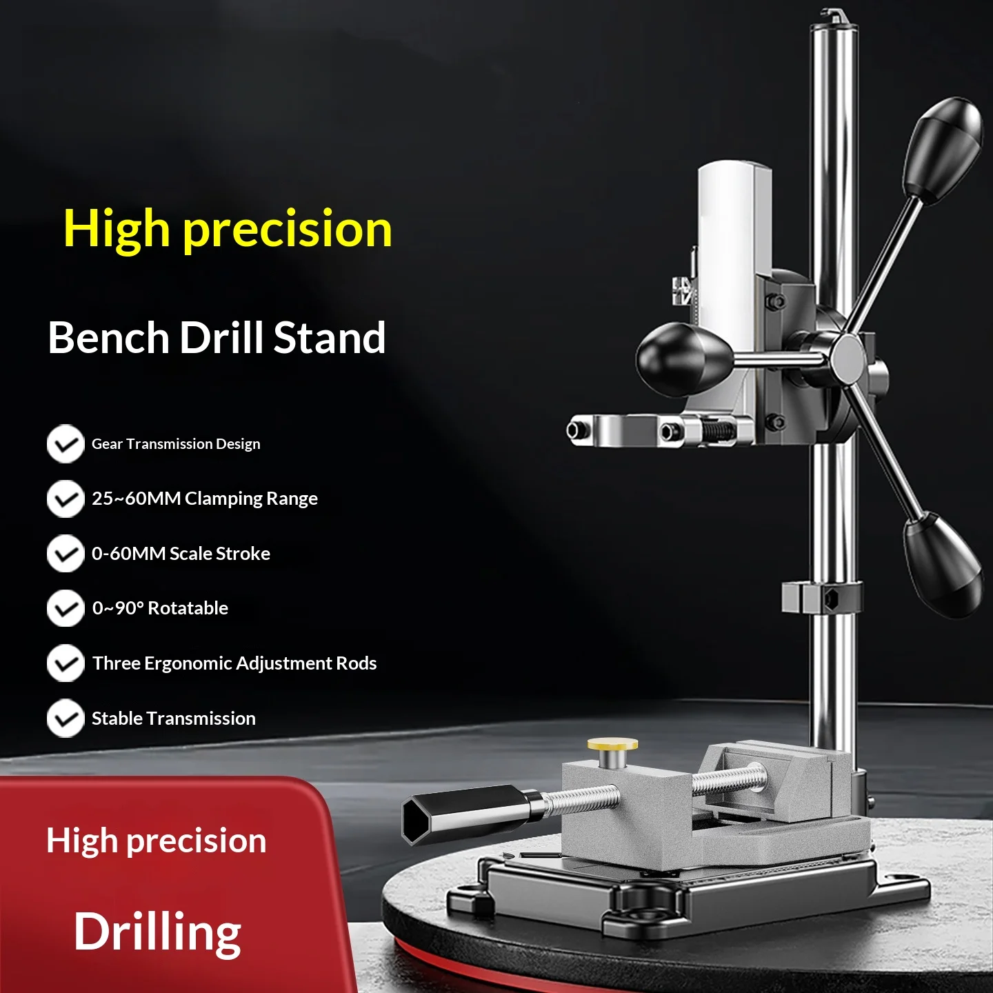 Household Electric Drill Bench Drill Hand Electric Drill Stand Multi-Functional Impact Drill Universal Stand Mini Bench Drill