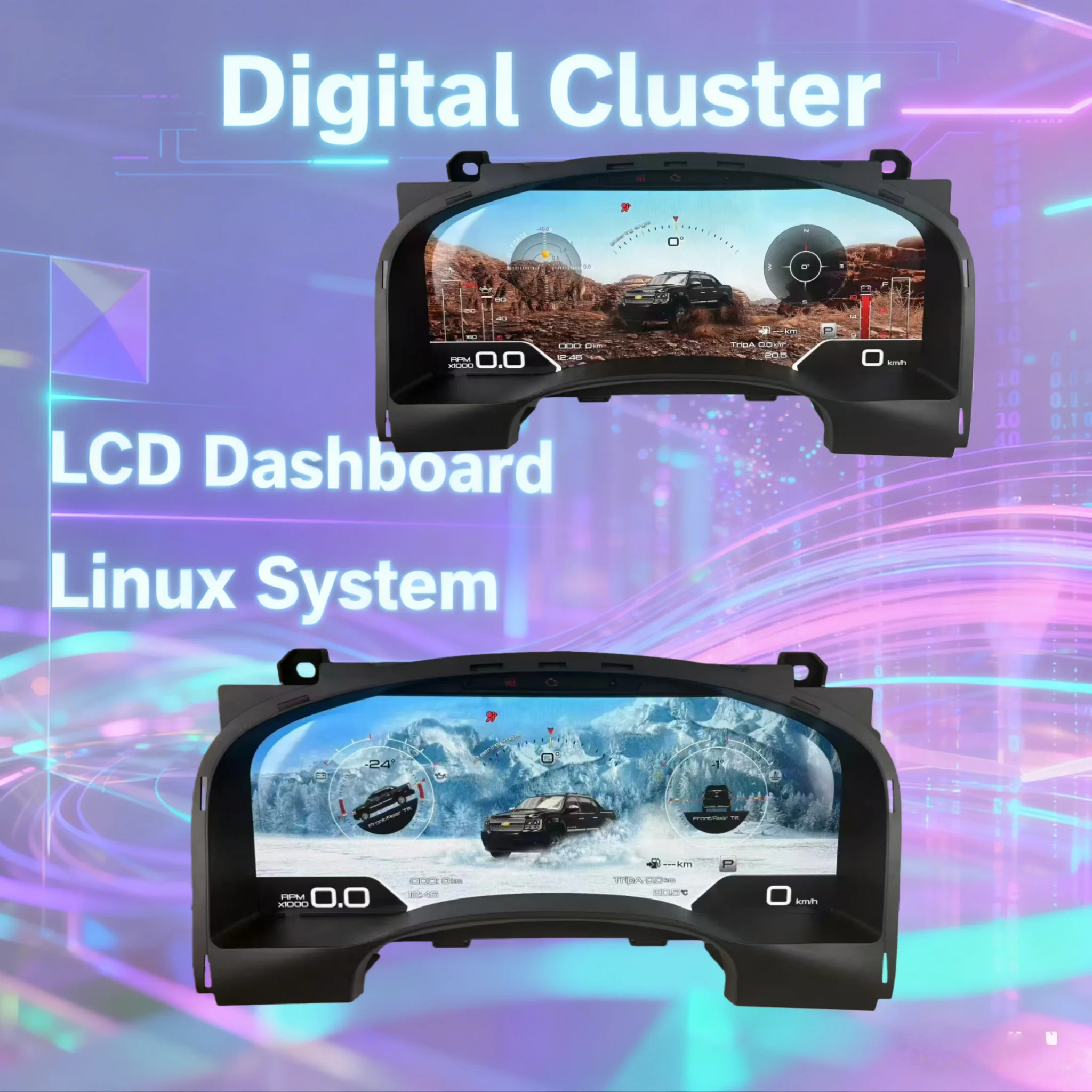 

Новый ЖК-дисплей приборной панели для GMC Yukon Chevrolet Tahoe 2007-2013: виртуальный кокпит, цифровой кластер, экран приборов