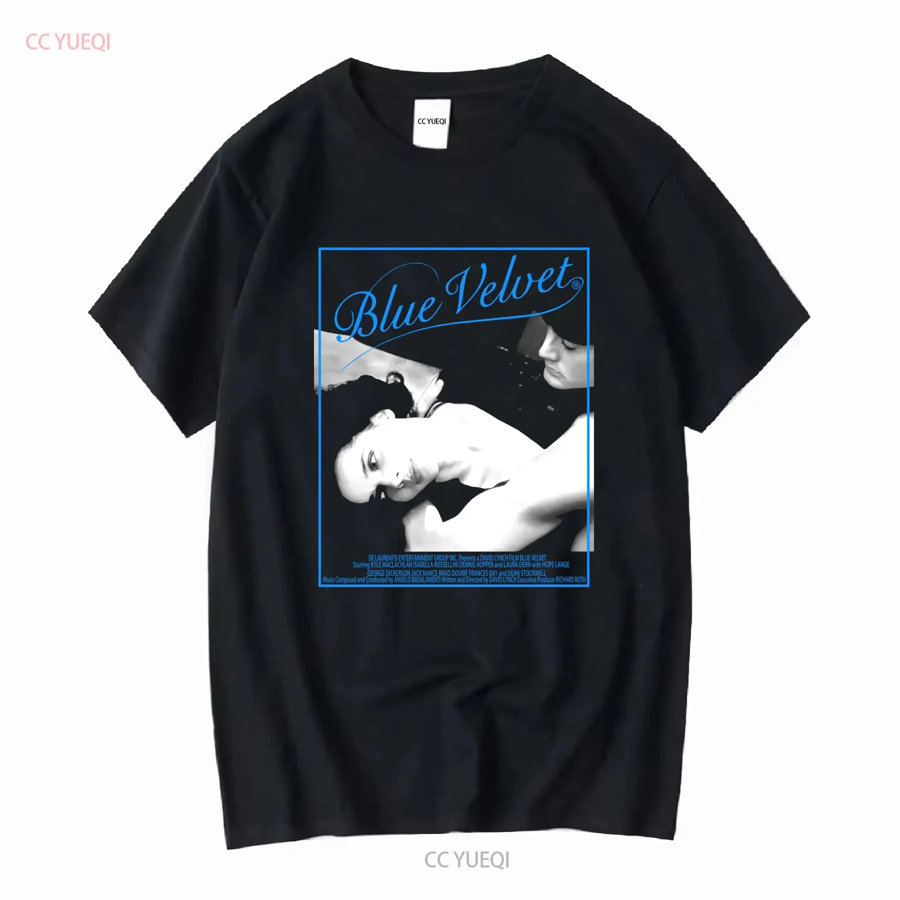 Blue Velvet David Lynch T Shirt Dennis Hopper 1986 Horror Movie Twin Peaks Creator long or short sleeves vintage Washed