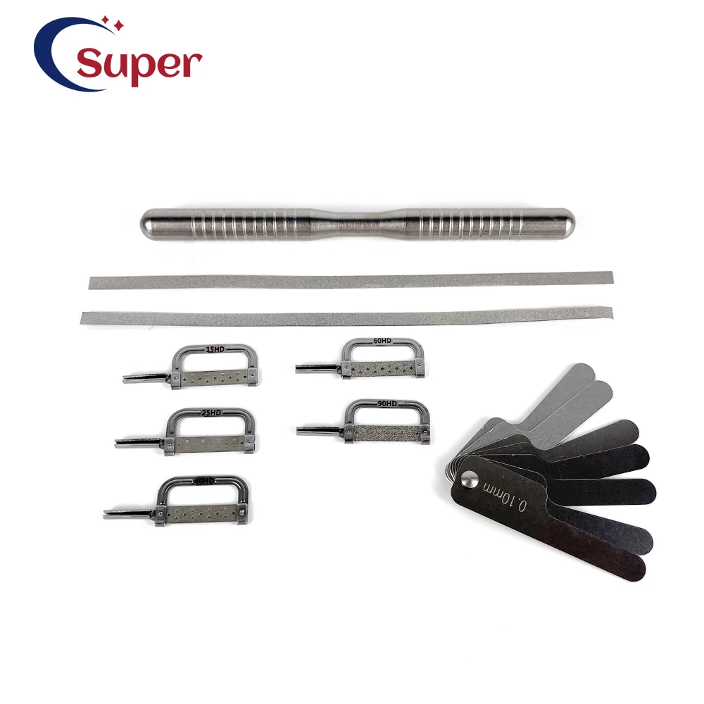 Dental Interproximal Enamel Reduction IPR Kit Automatic Strip Polishing Finishing Contouring Material Dental Instrument