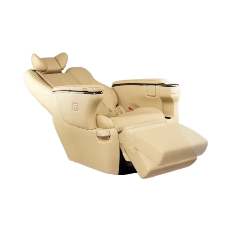 Asiento de capitán de autobús de conversión frontal de furgoneta electrónica de lujo para pasajeros